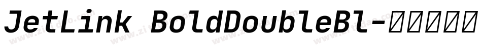 JetLink BoldDoubleBl字体转换